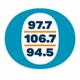 97.7/106.7/94.5 The Oasis - WYDB logo