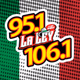 Logo de La Ley 95.1 FM & 106.1 FM - W236AO