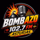 Bombazo FM 102.7 logo