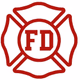 Tolland County, CT Fire logo