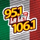 La Ley 95.1 FM & 106.1 FM - WJNX-FM logo