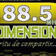 FM Dimension 88.5 logo