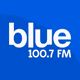 Blue 100.7 FM logo