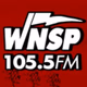 Logo de WNSP Sports Radio 105.5 - WNSP