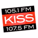 KISS 105.1 & 107.5 - WRWR logo
