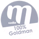 M Radio - 100% Goldman logo