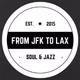 From JFK to LAX logo
