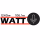 1240AM & 106.1FM WATT - WATT logo