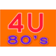 4uRadios - 4U 80's logo