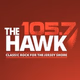 105.7 The HAWK - WCHR-FM logo
