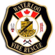 Waterloo County, ON Canada Fire logo