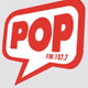 POP FM 107.7 logo
